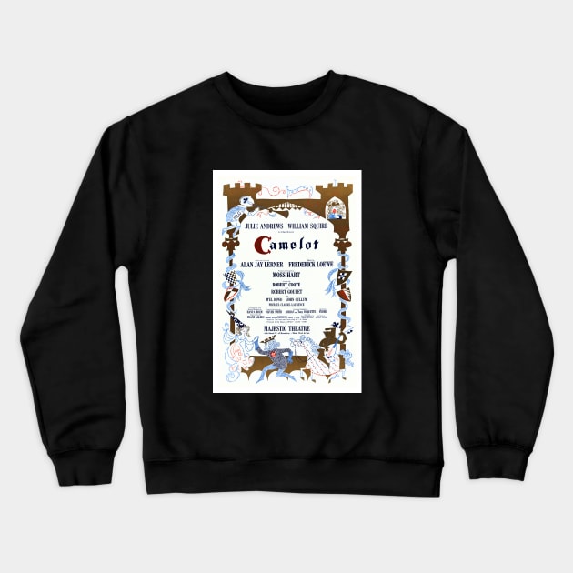 Camelot Playbill Crewneck Sweatshirt by RockettGraph1cs